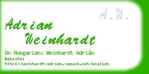adrian weinhardt business card